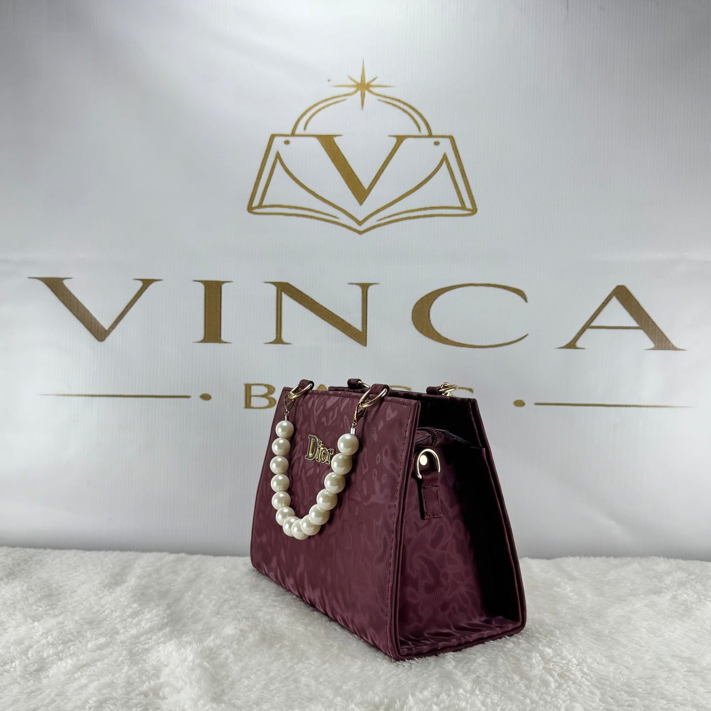 Elegant Pearl Handle Tote Bag for Women | Luxury Party & Formal Handbag