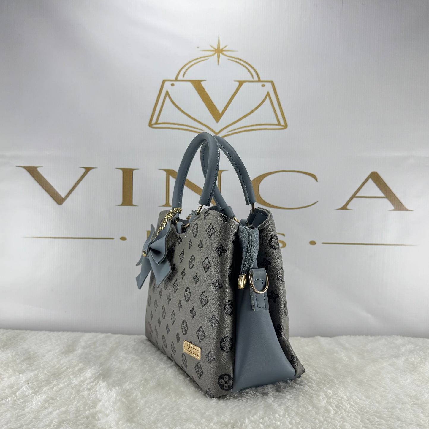 Luxury Bow Handbag for Women | Elegant Printed Designer Style Tote Bag