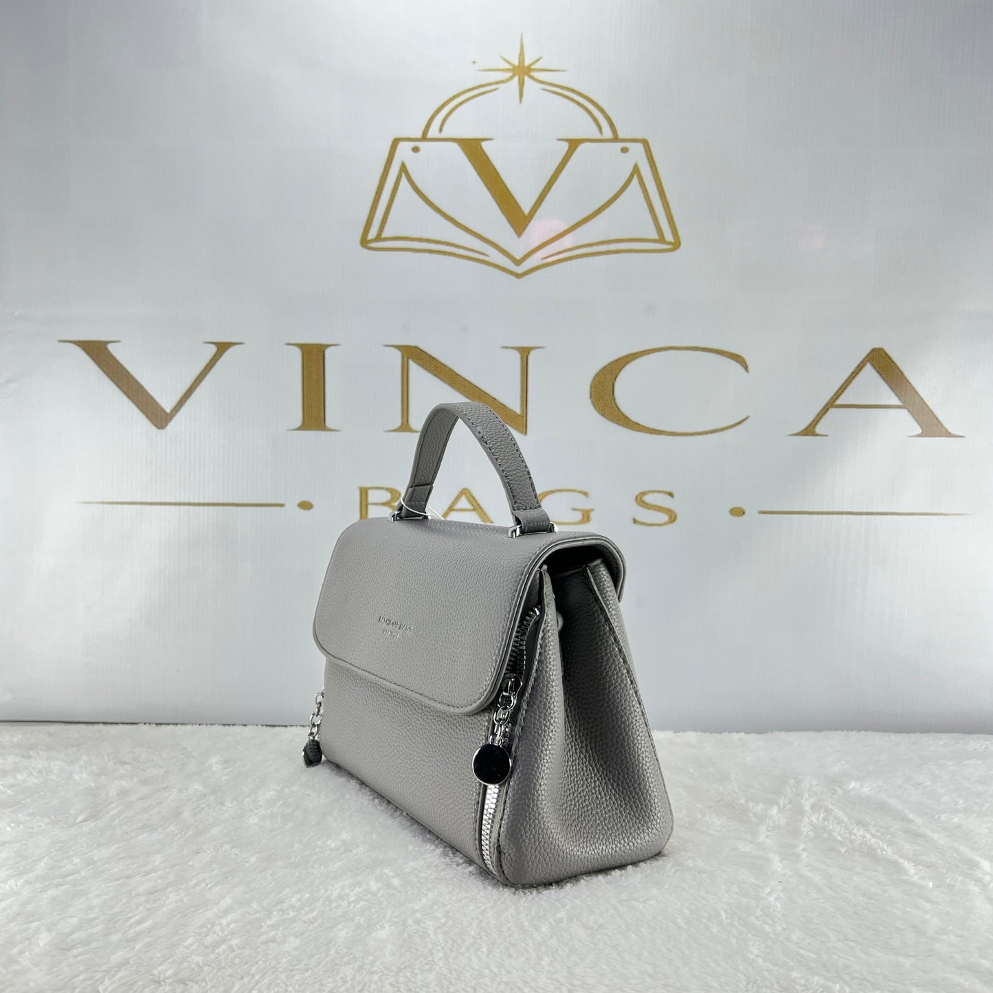 Vinca Elegant Leather Crossbody Handbag | Luxury Women Shoulder Bag