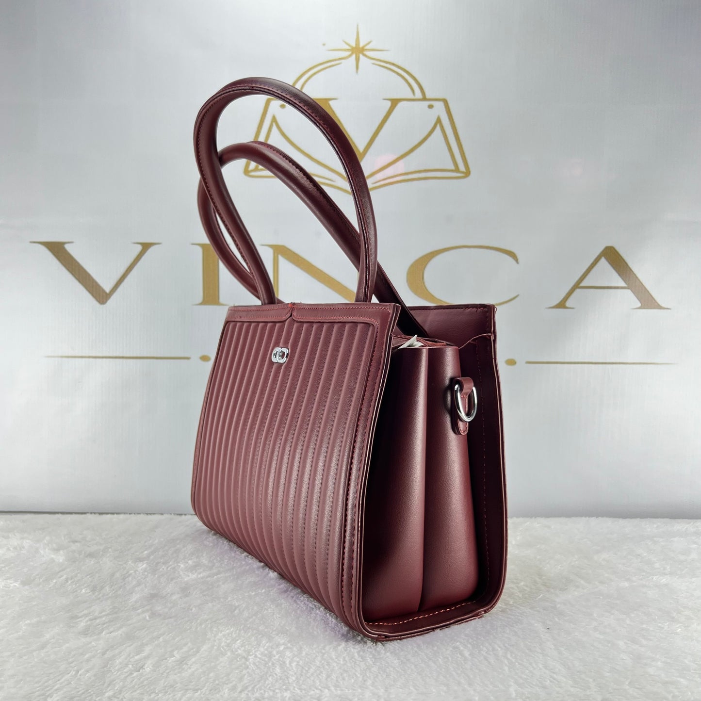 Vinca Luxe Quilted Tote Bag | Luxury Women Handbags Pakistan