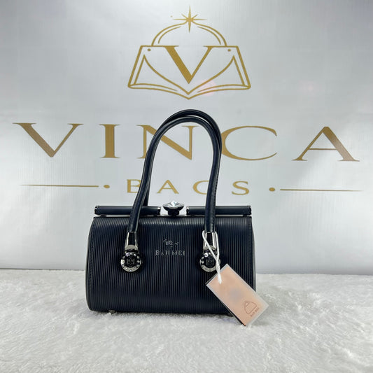 Vinca Premium Cylinder Hand Bag | Elegant Luxury Women’s Purse