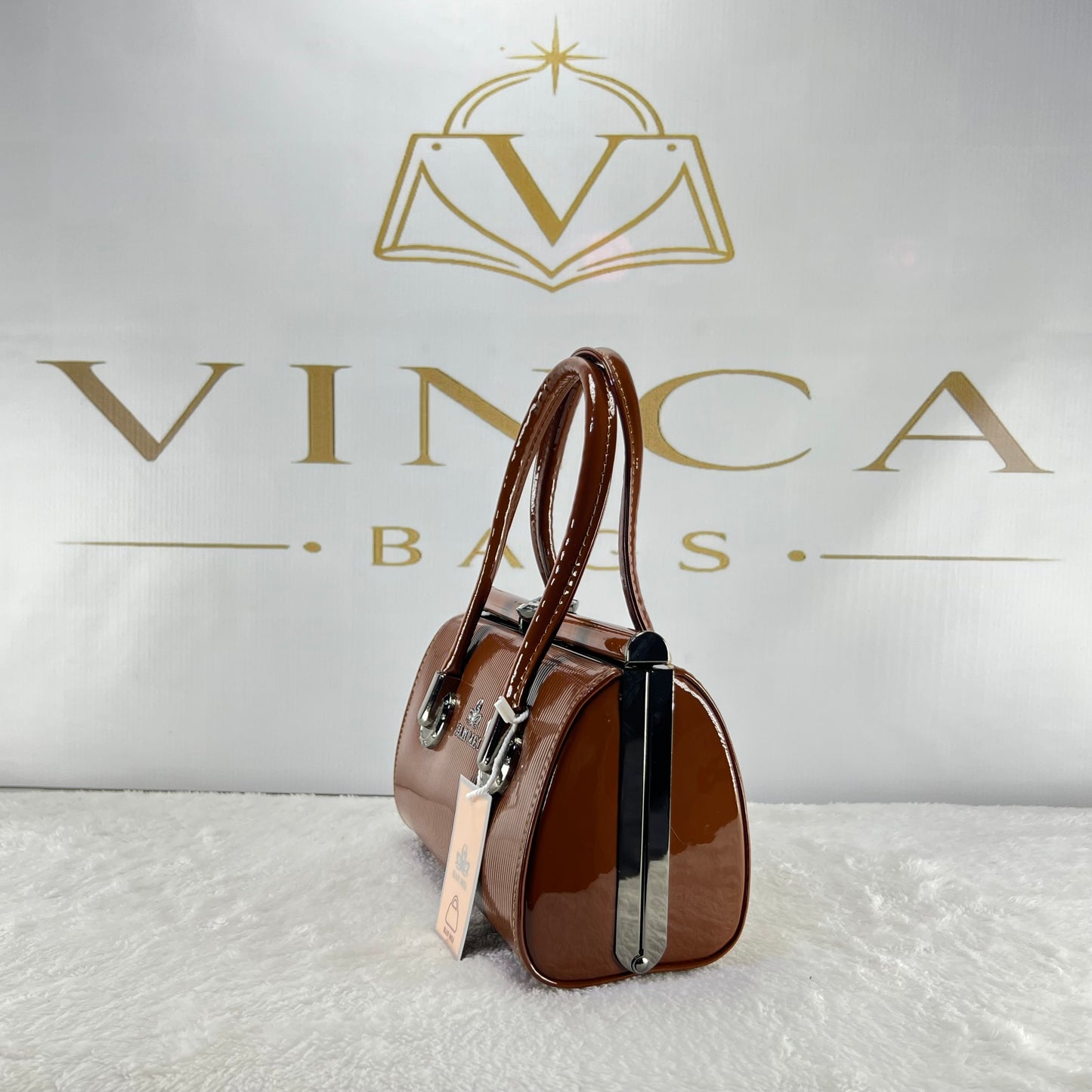 Vinca Premium Cylinder Hand Bag | Elegant Luxury Women’s Purse