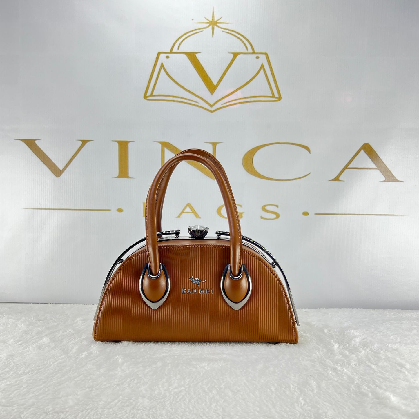 Vinca Luxury Half Moon Hand Bag | Elegant Women’s Premium Fashion Purse
