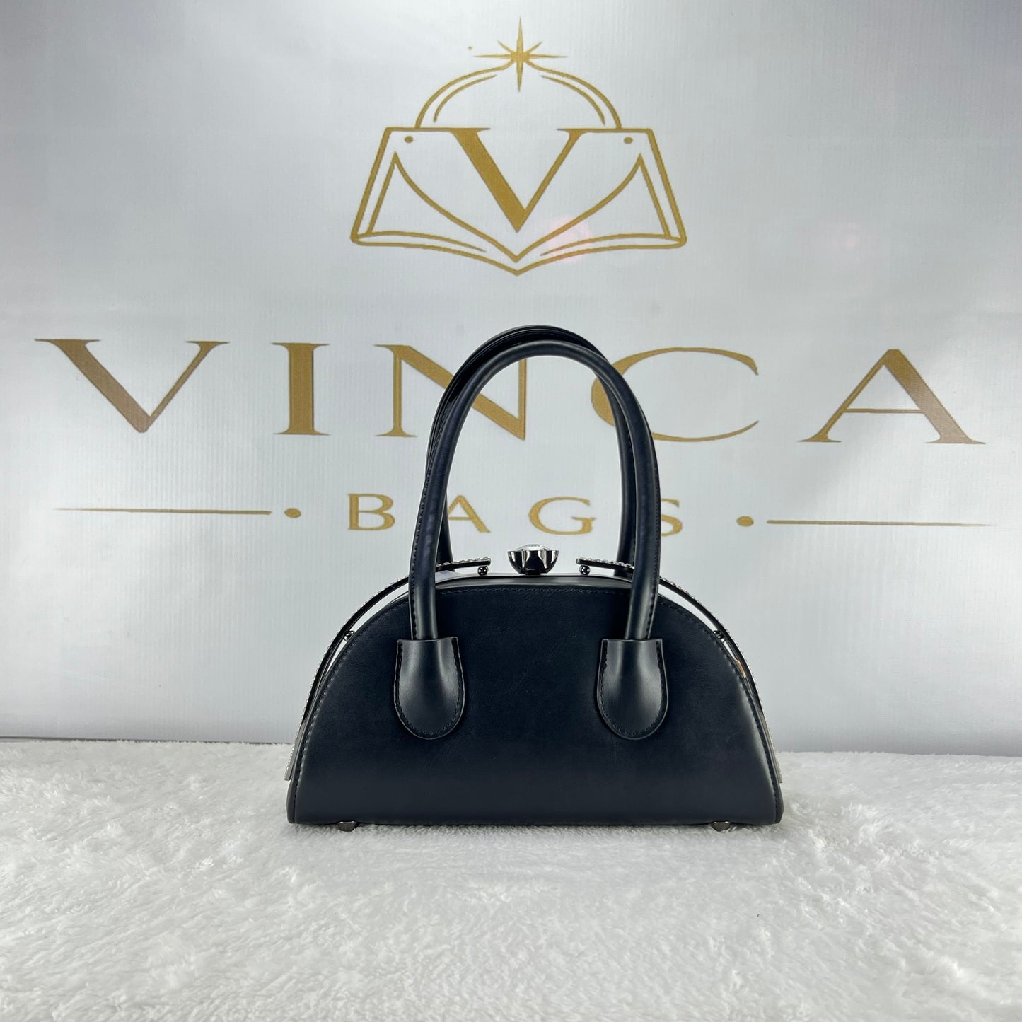 Vinca Luxury Half Moon Hand Bag | Elegant Women’s Premium Fashion Purse