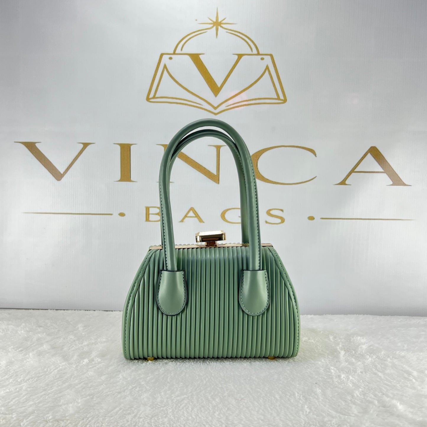 Vinca Pleated Luxury Mini Hand Bag | Elegant Shoulder & Crossbody Bag for Women