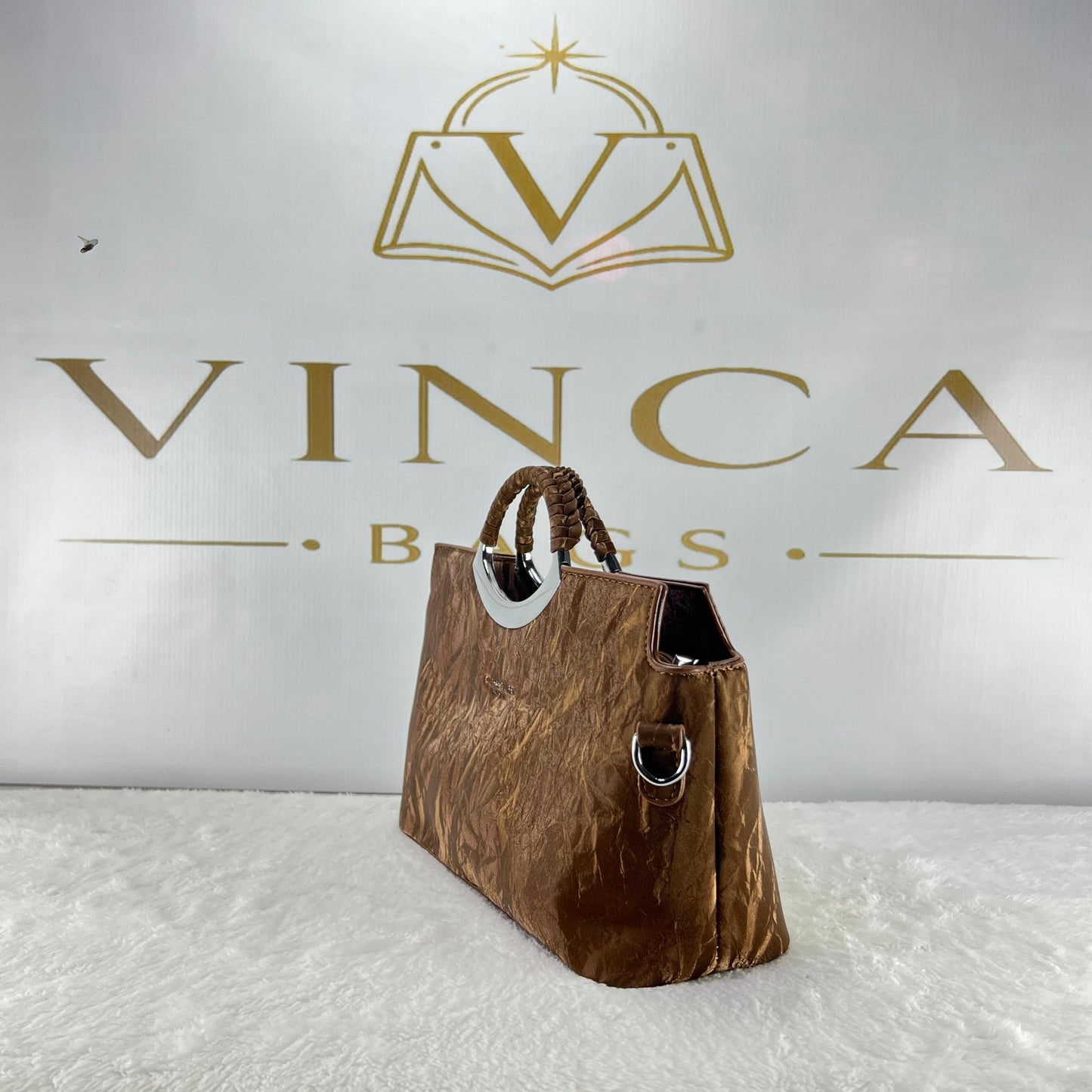 Vinca Vintage Crinkle Luxury Hand Bag | Elegant Shoulder & Crossbody Bag for Women