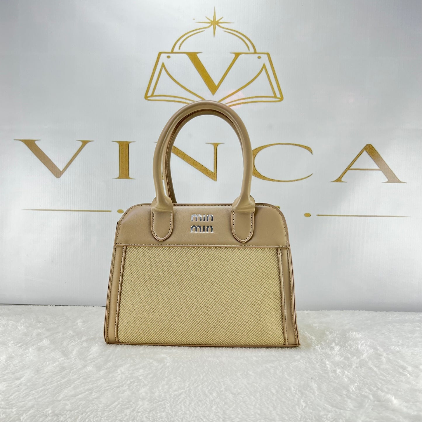 Vinca Elegant Canvas Hand Bag | Luxury Women Shoulder & Crossbody Bag