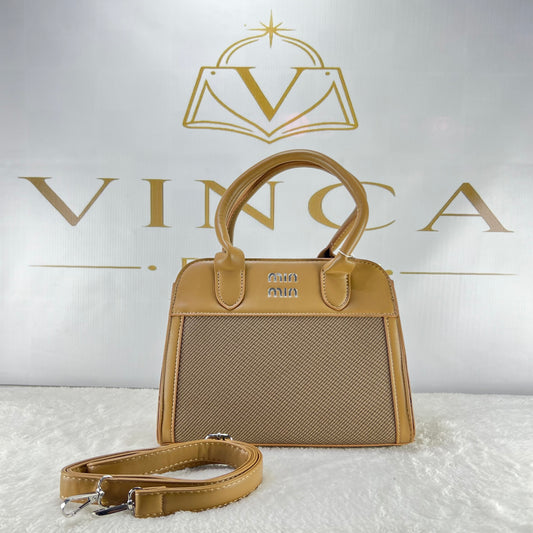 Vinca Elegant Canvas Hand Bag | Luxury Women Shoulder & Crossbody Bag