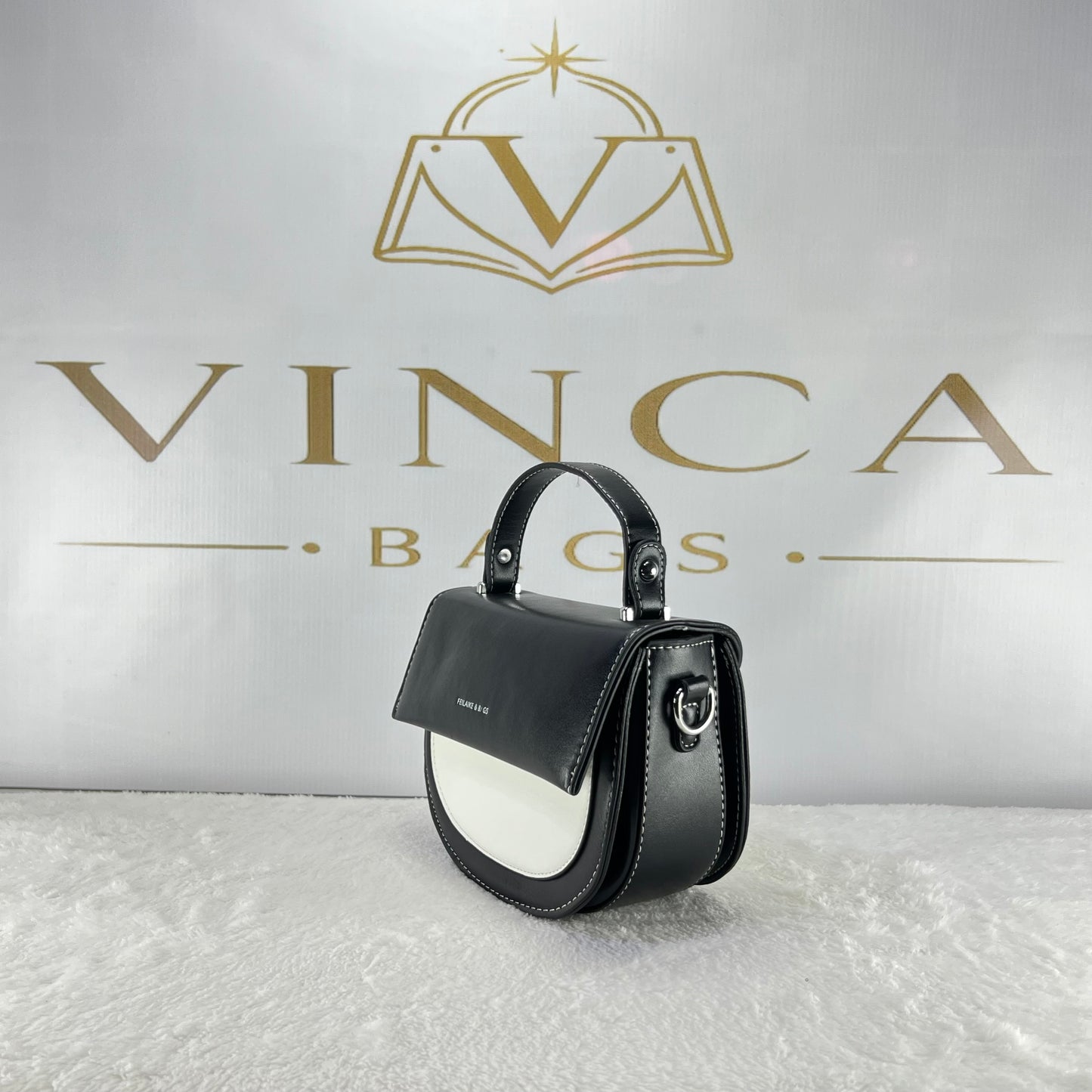 Vinca Half Moon Top Handle Bag | Elegant Women Crossbody Purse
