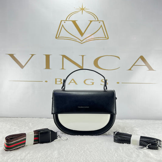 Vinca Half Moon Top Handle Bag | Elegant Women Crossbody Purse