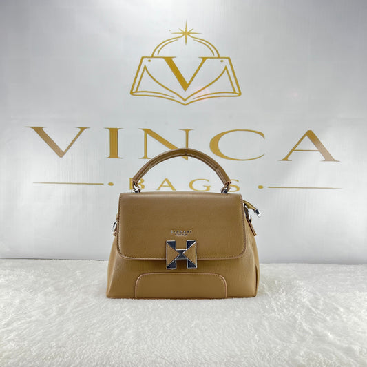 Vinca Luxe Structured Top Handle Bag | Elegant Women Handbag