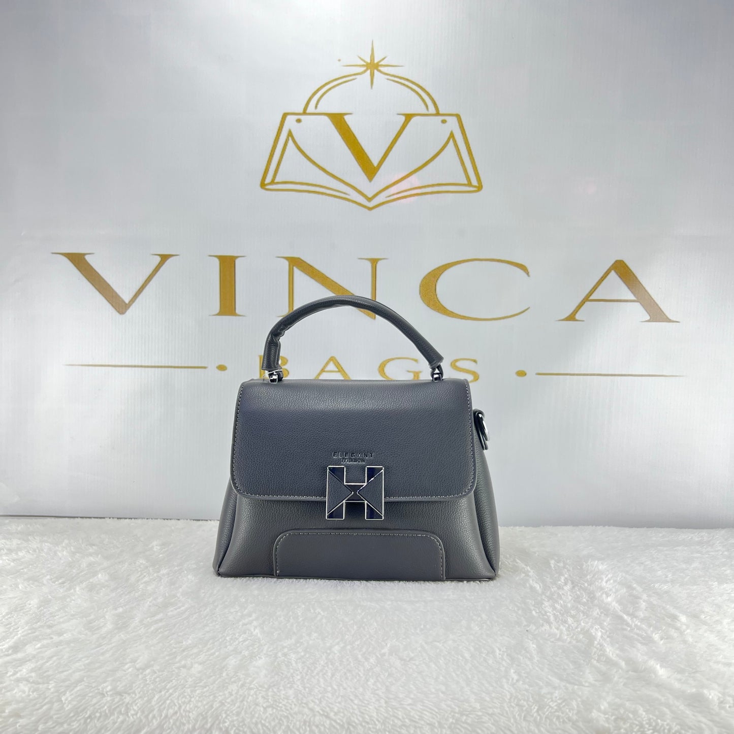 Vinca Luxe Structured Top Handle Bag | Elegant Women Handbag