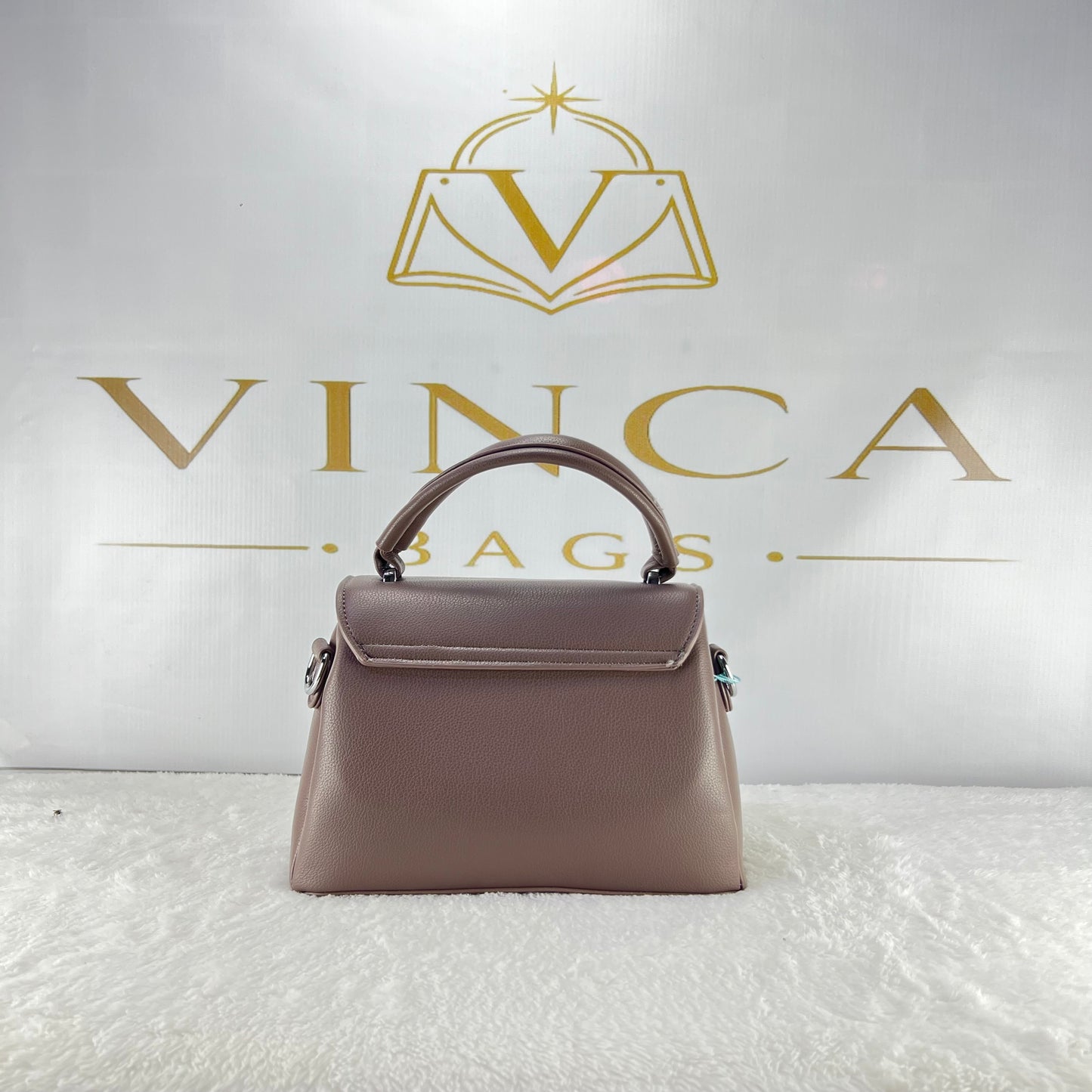 Vinca Luxe Structured Top Handle Bag | Elegant Women Handbag