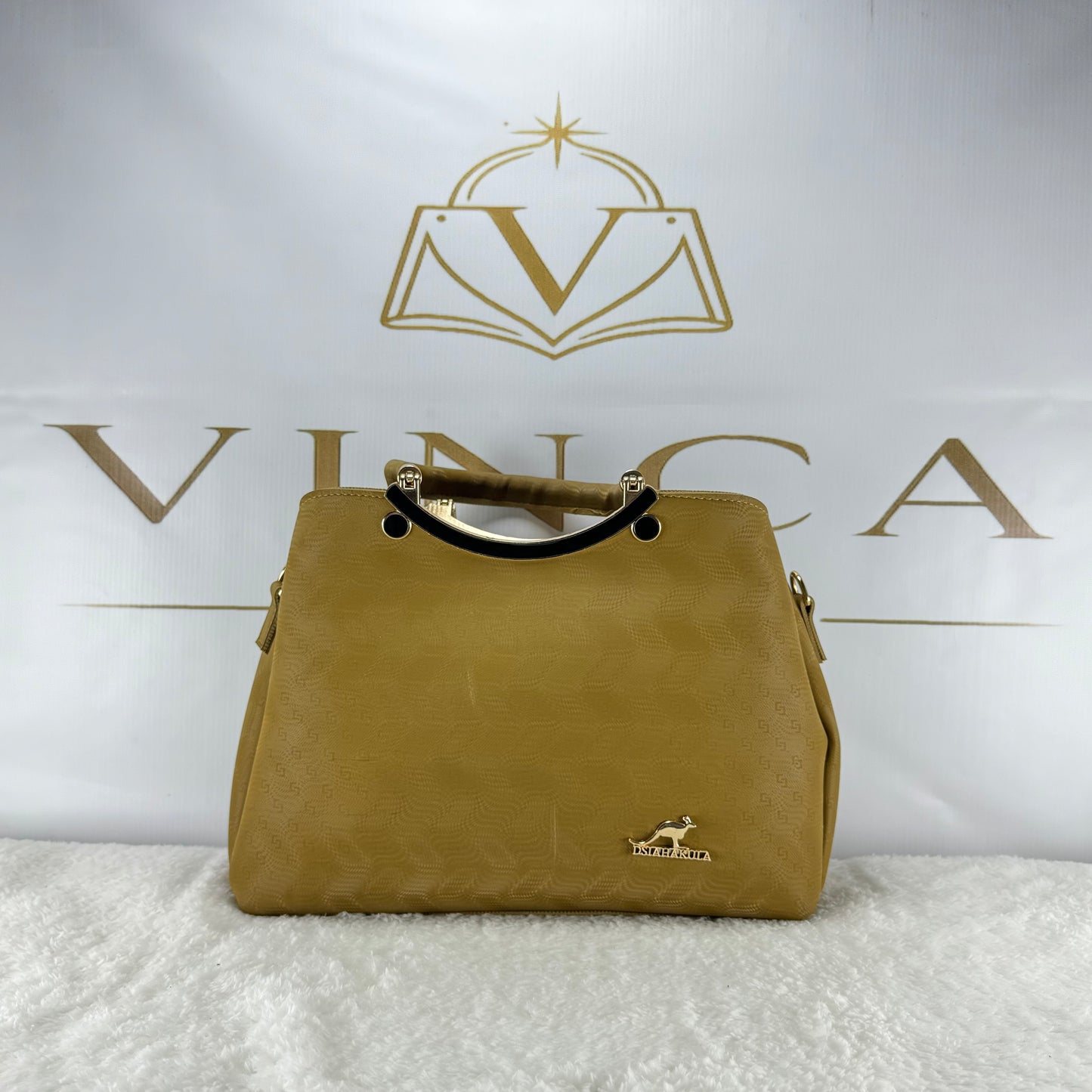Luxury Metal Handle Tote Bag for Women | Elegant Shoulder & Handbag