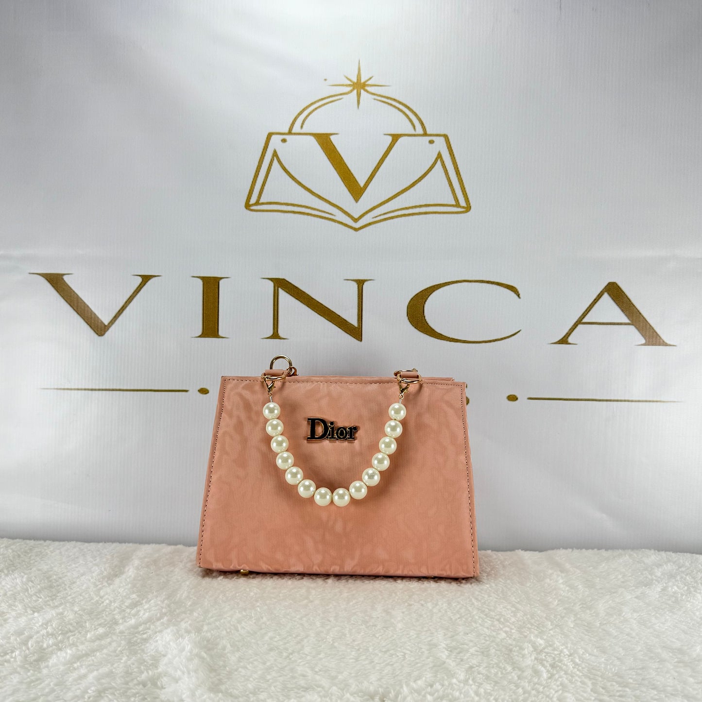Elegant Pearl Handle Tote Bag for Women | Luxury Party & Formal Handbag