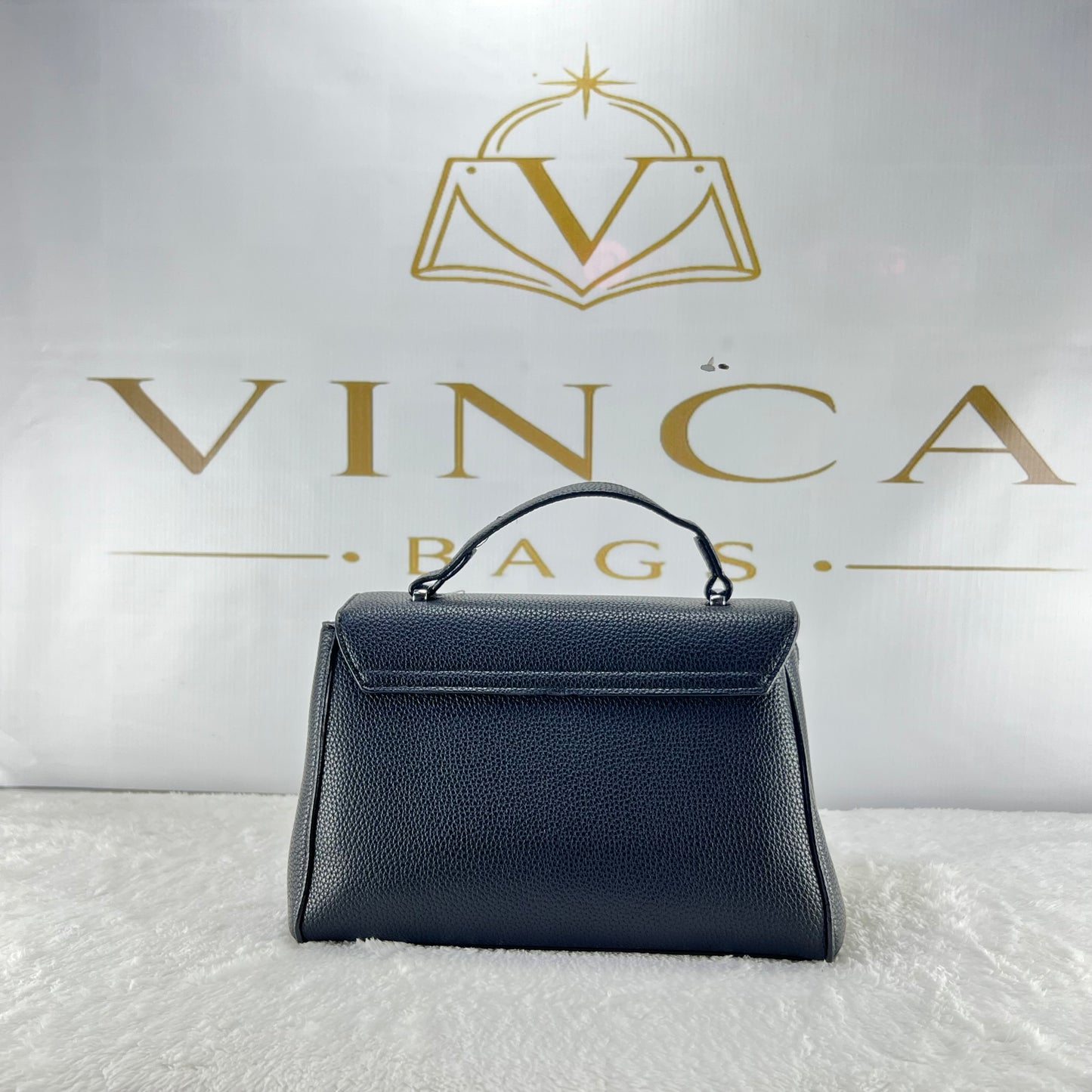 Vinca Modern Lock Luxury Handbag | Elegant Women Crossbody Bag