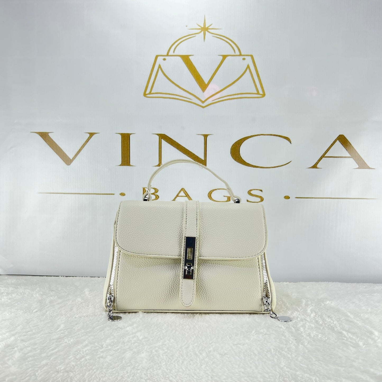 Vinca Luxury Structured Crossbody Bag | Elegant Women Handbag