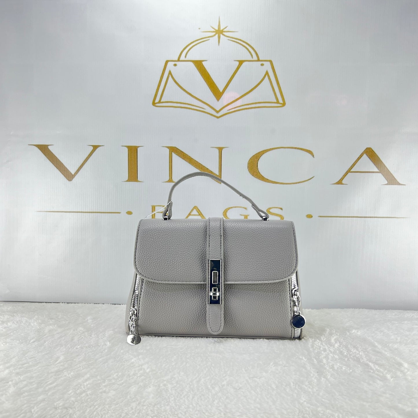 Vinca Luxury Structured Crossbody Bag | Elegant Women Handbag