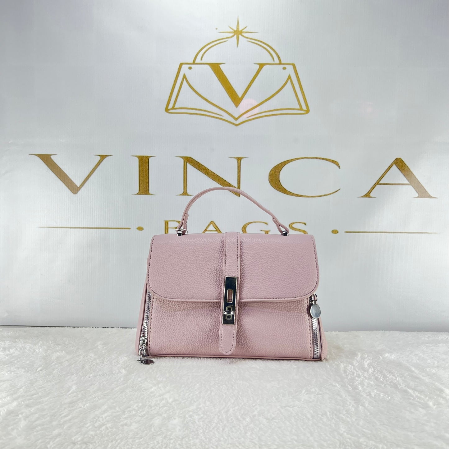Vinca Luxury Structured Crossbody Bag | Elegant Women Handbag