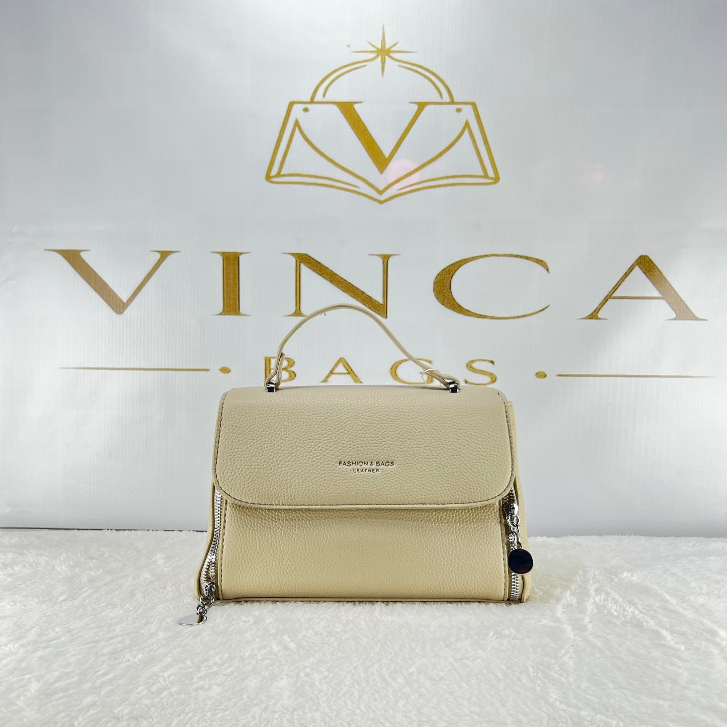 Vinca Elegant Leather Crossbody Handbag | Luxury Women Shoulder Bag