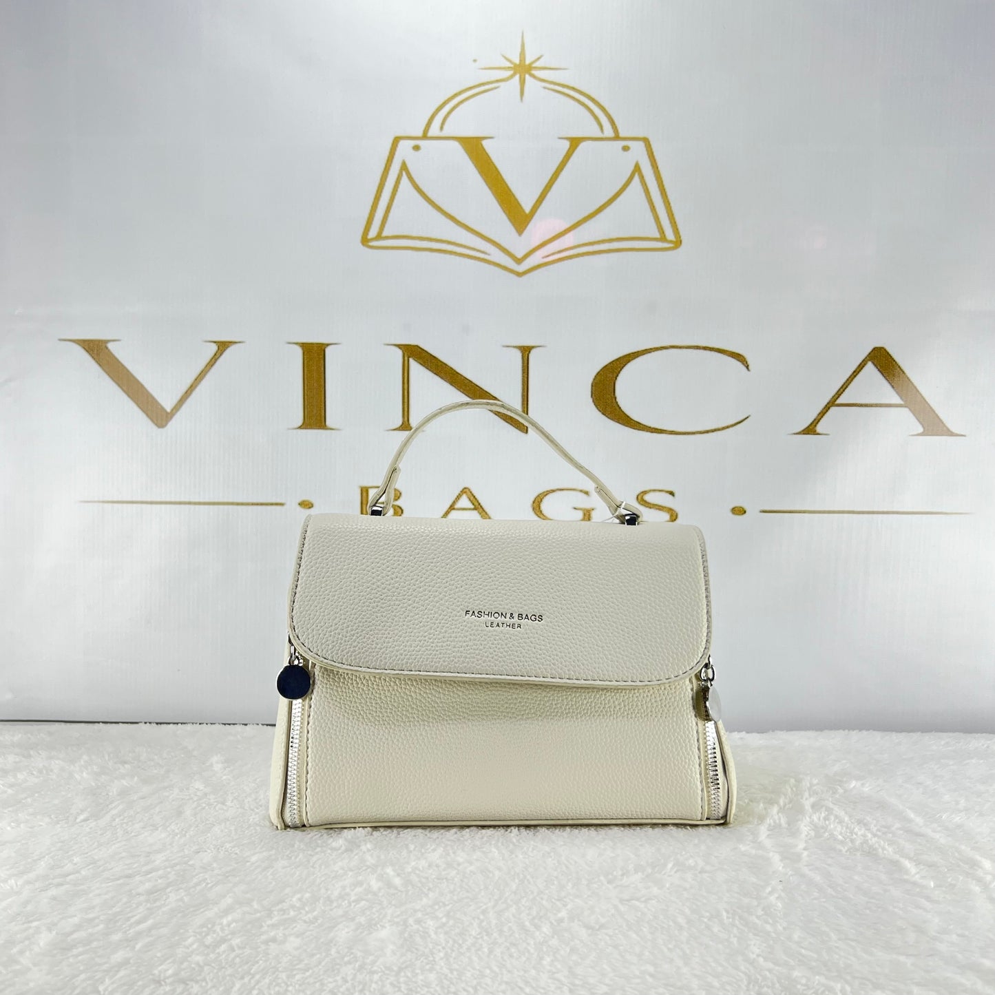Vinca Elegant Leather Crossbody Handbag | Luxury Women Shoulder Bag