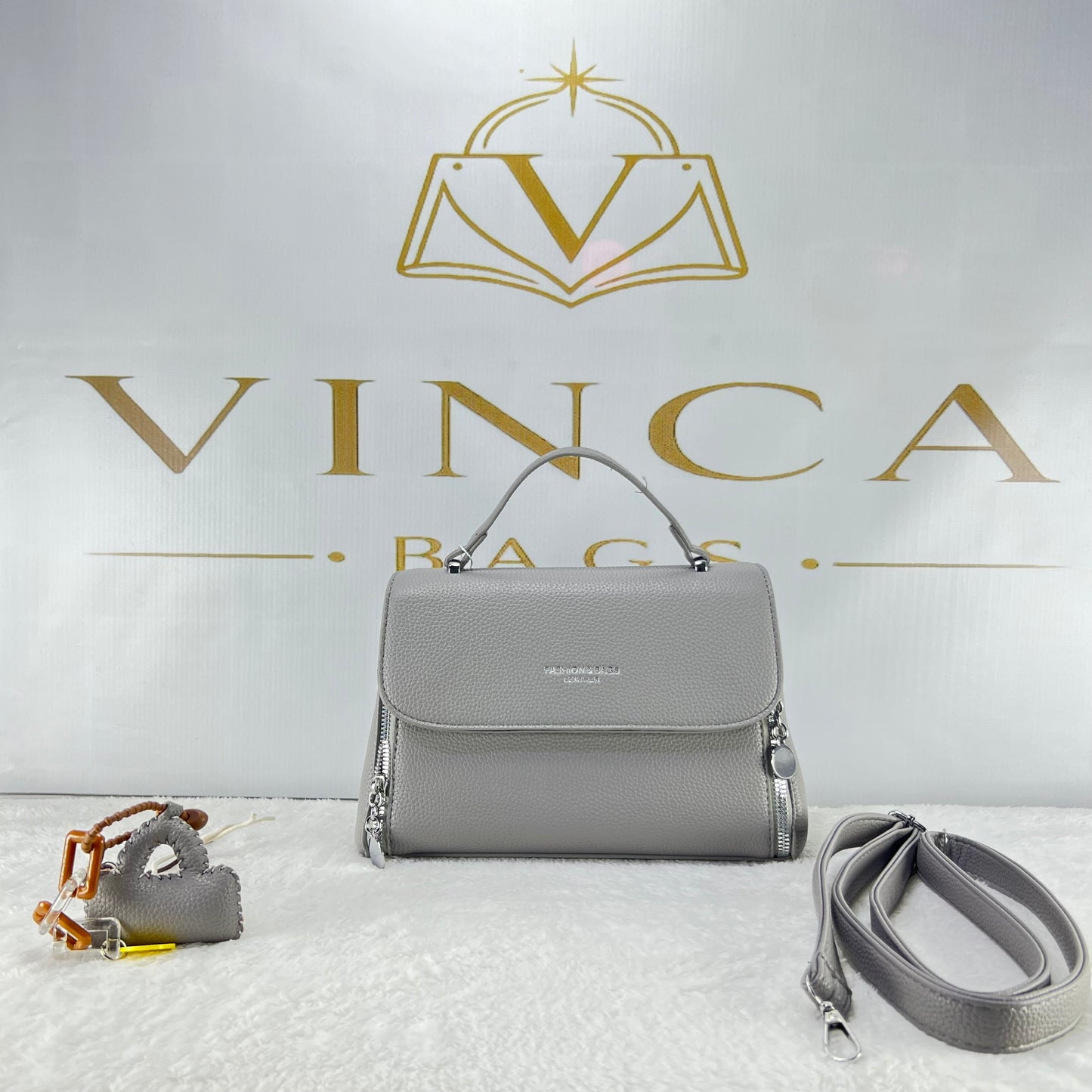 Vinca Elegant Leather Crossbody Handbag | Luxury Women Shoulder Bag