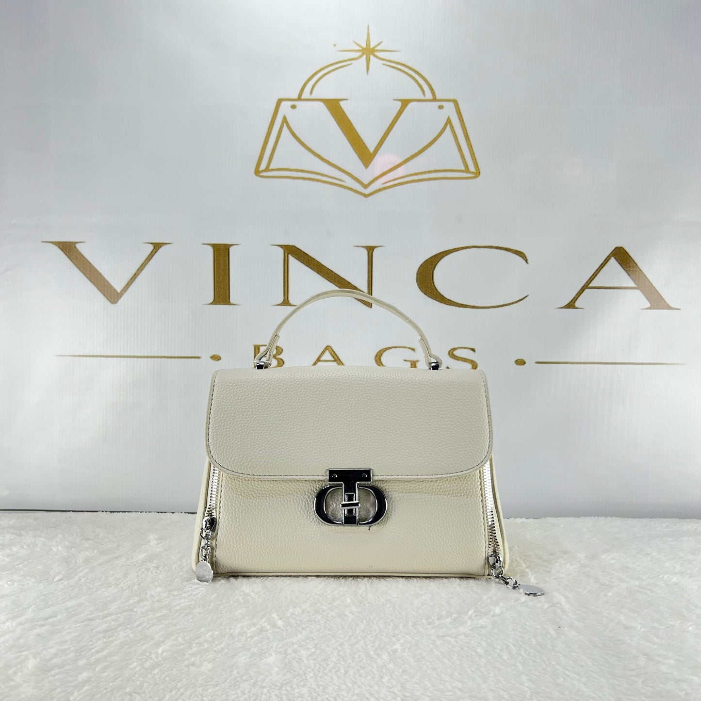 Vinca Pink Crossbody Luxury Handbag | Elegant Women Shoulder Bag