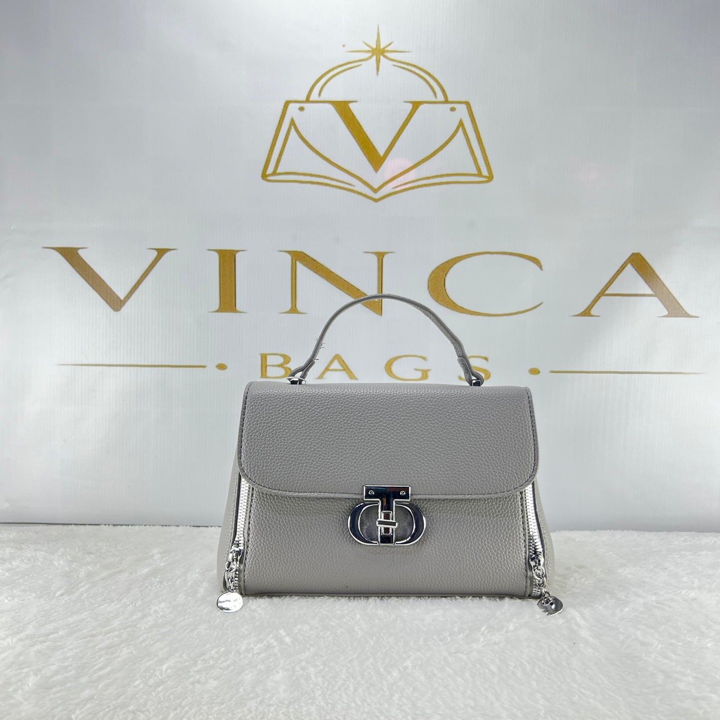 Vinca Pink Crossbody Luxury Handbag | Elegant Women Shoulder Bag