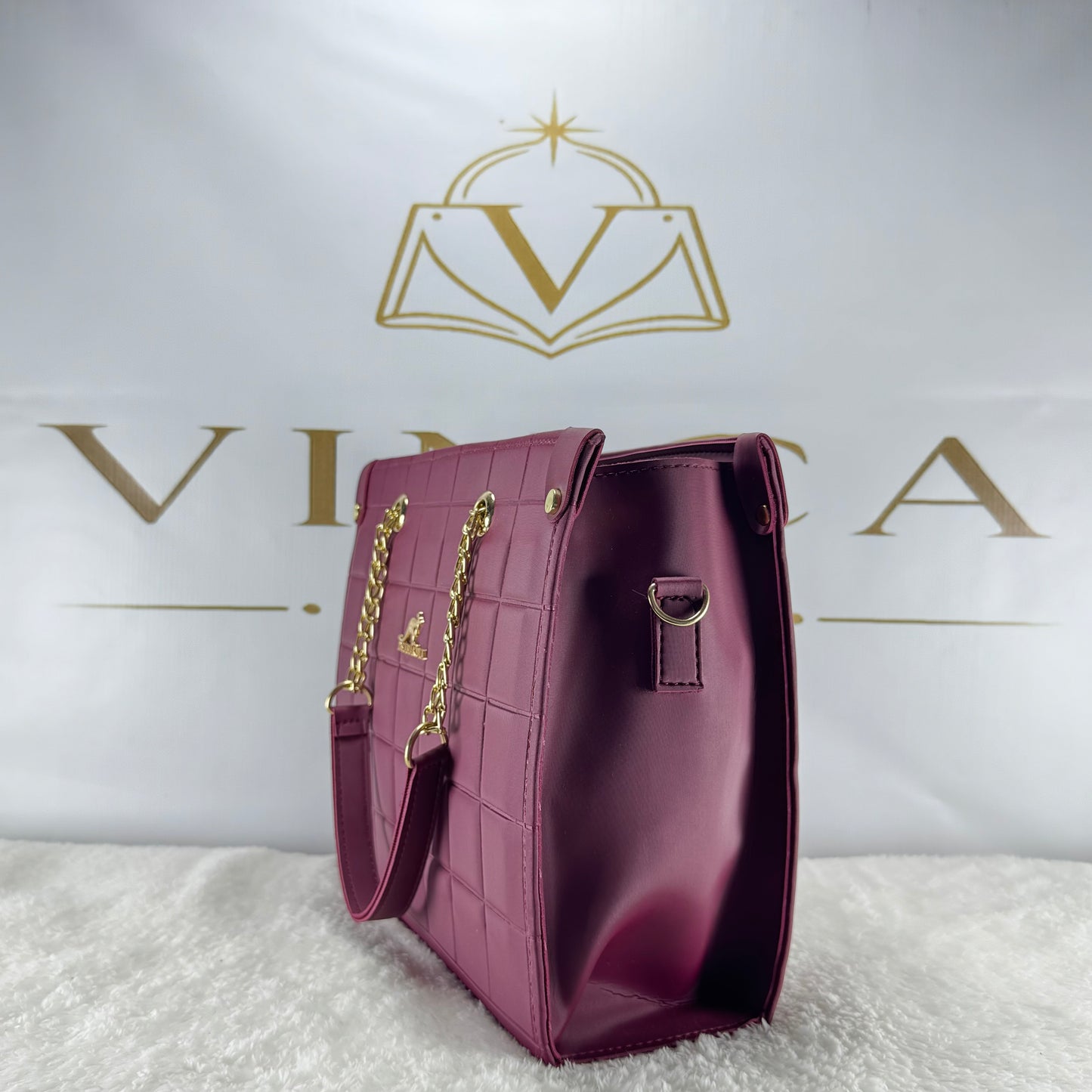 Luxury Quilted Chain Tote Bag for Women | Elegant Premium Handbag