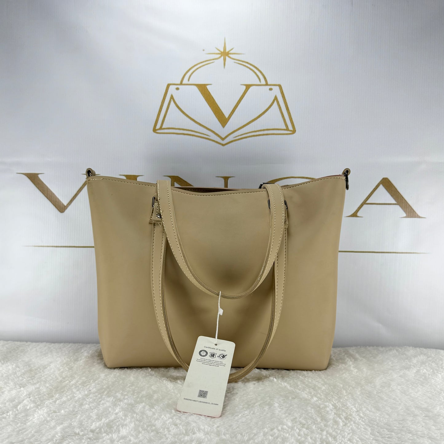 Elegant Women Tote Bag | Premium Office & Everyday Shoulder Handbag by Vinca