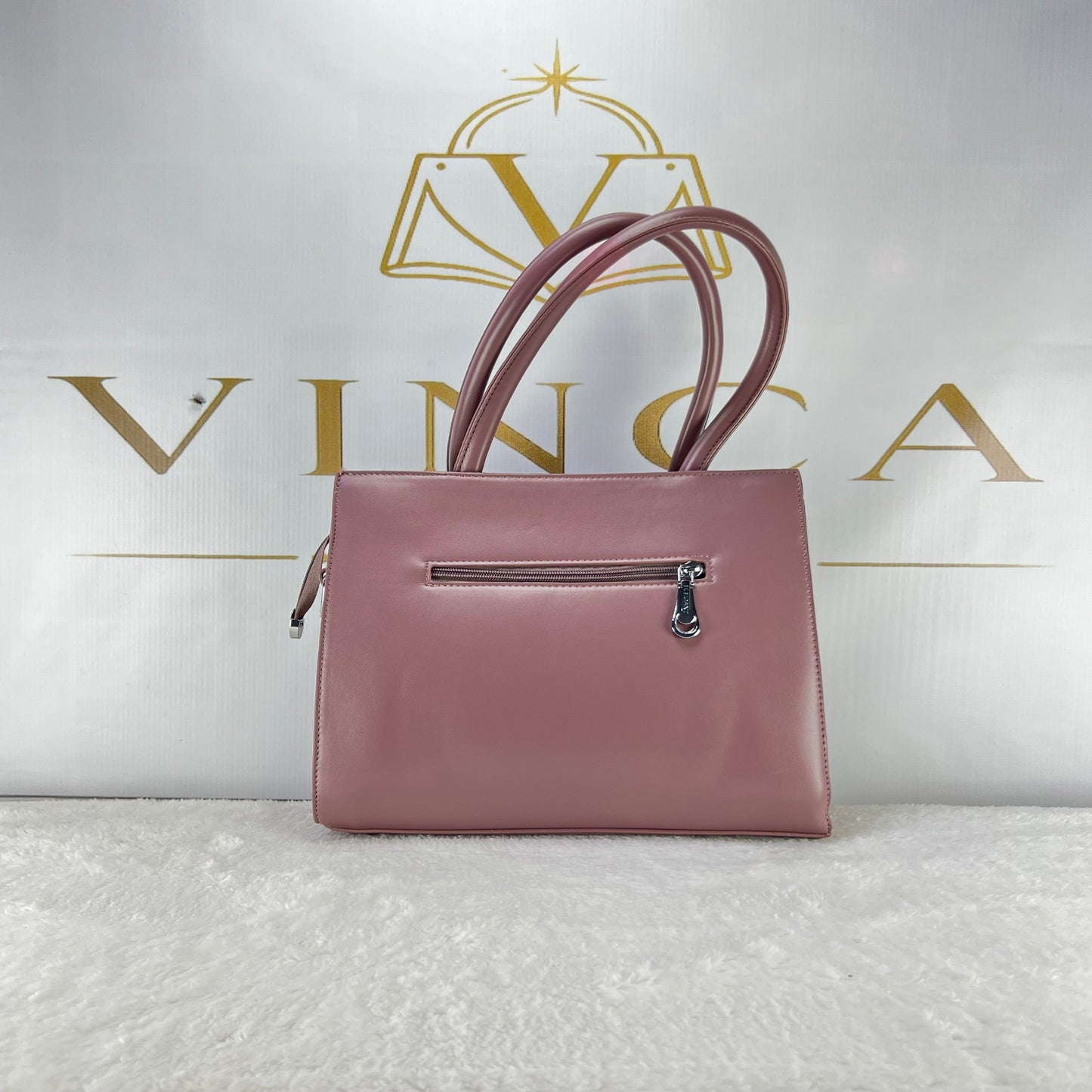 Vinca Elegant Ribbed Tote Bag | Premium Women Handbag