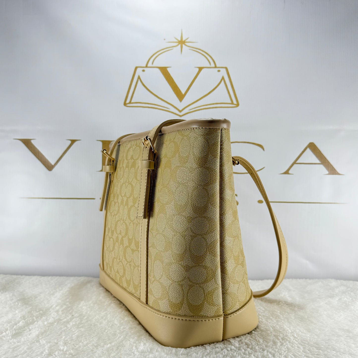 Luxury Designer Inspired Tote Bag for Women | Premium Fashion Shoulder Handbag by Vinca