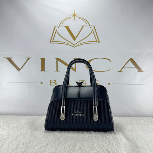 Vinca Elegant Ribbed Hand Bag | Premium Luxury Women’s Purse