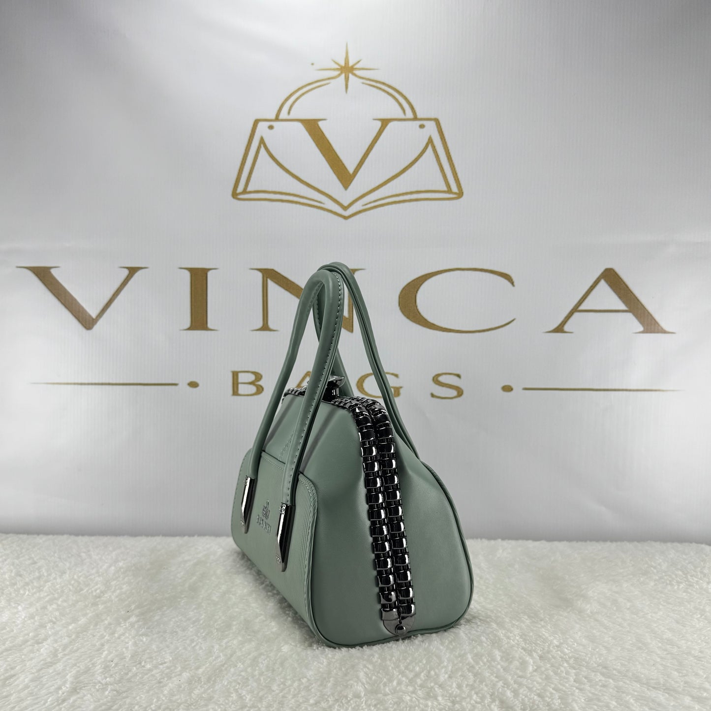Vinca Elegant Ribbed Hand Bag | Premium Luxury Women’s Purse