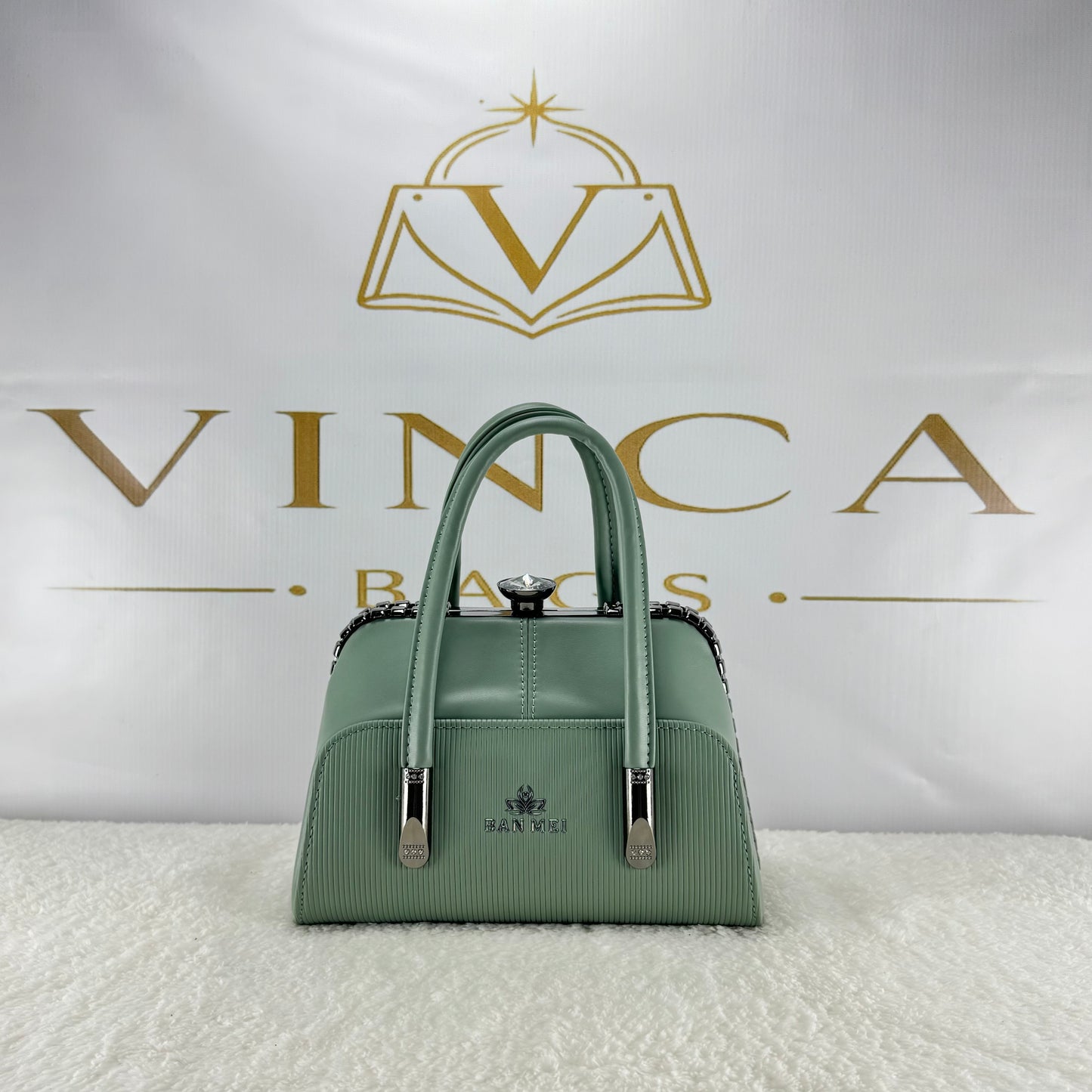 Vinca Elegant Ribbed Hand Bag | Premium Luxury Women’s Purse