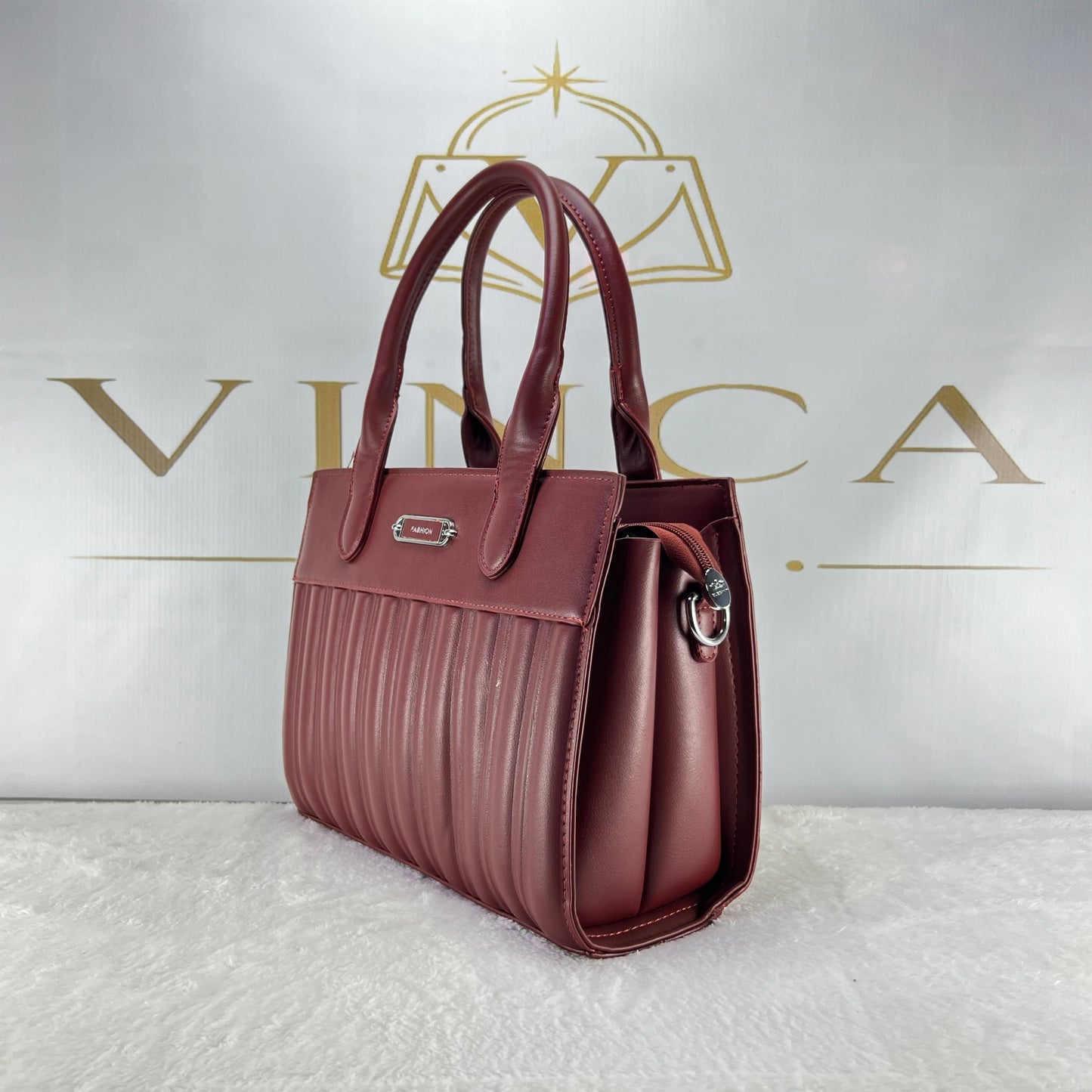 Vinca Pleated Luxe Handbag | Premium Ladies Bags Pakistan