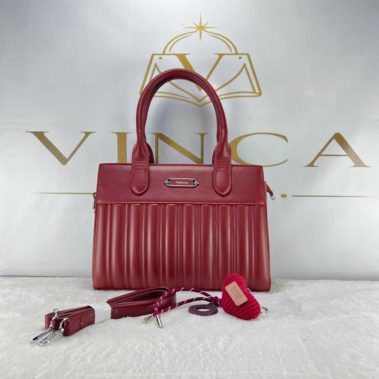 Vinca Pleated Luxe Handbag | Premium Ladies Bags Pakistan