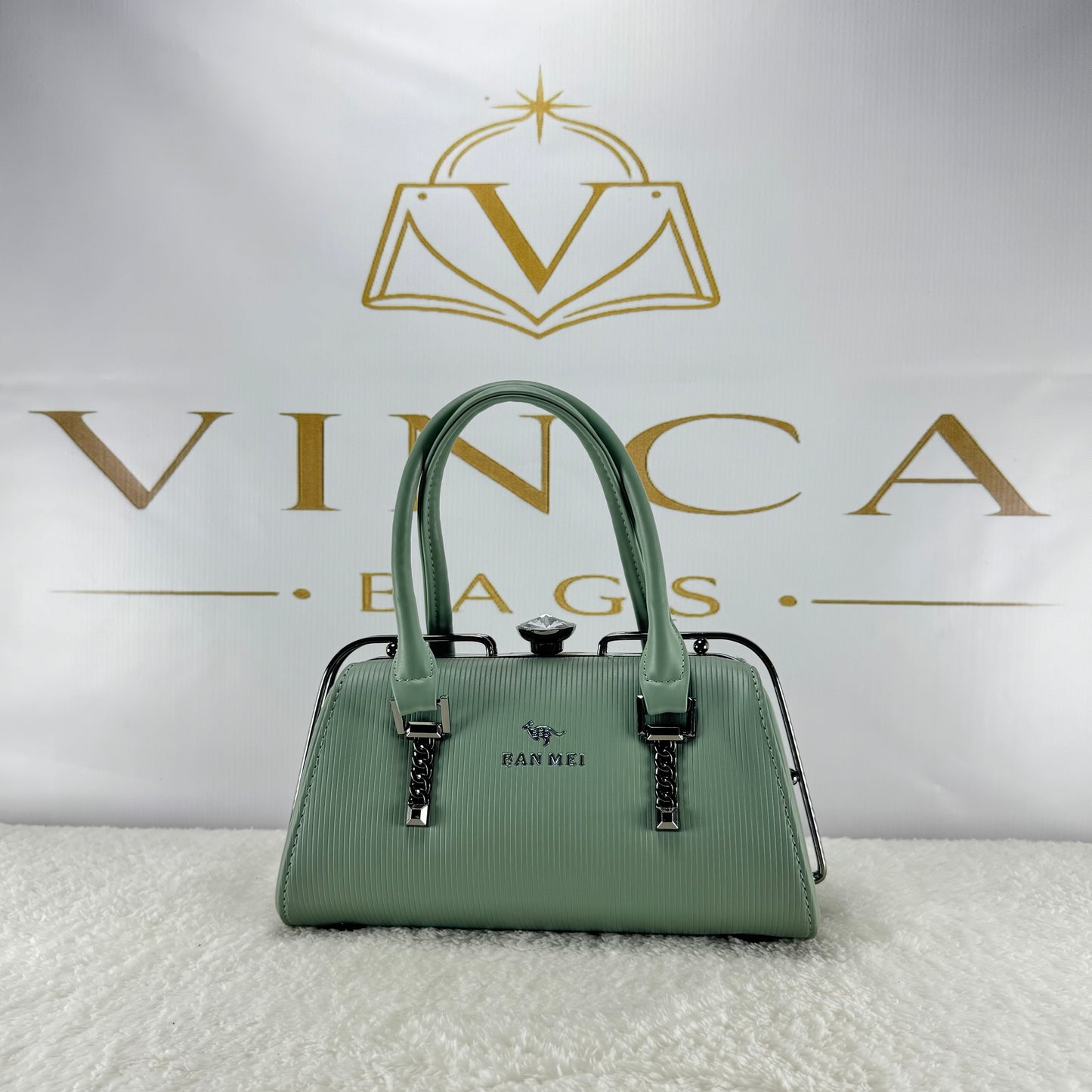 Vinca Premium Structured Handbag | Elegant Luxury Women’s Purse