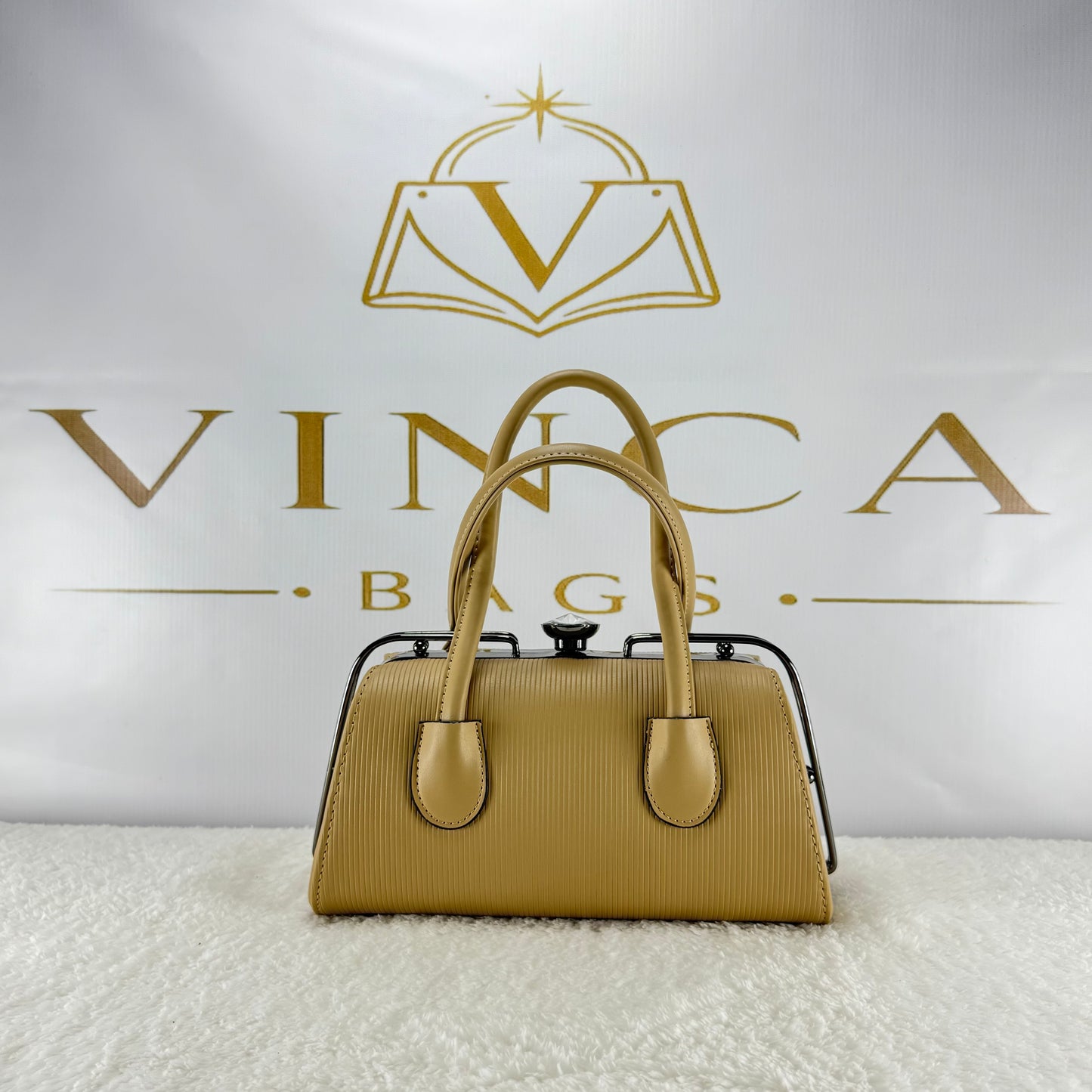 Vinca Premium Structured Handbag | Elegant Luxury Women’s Purse