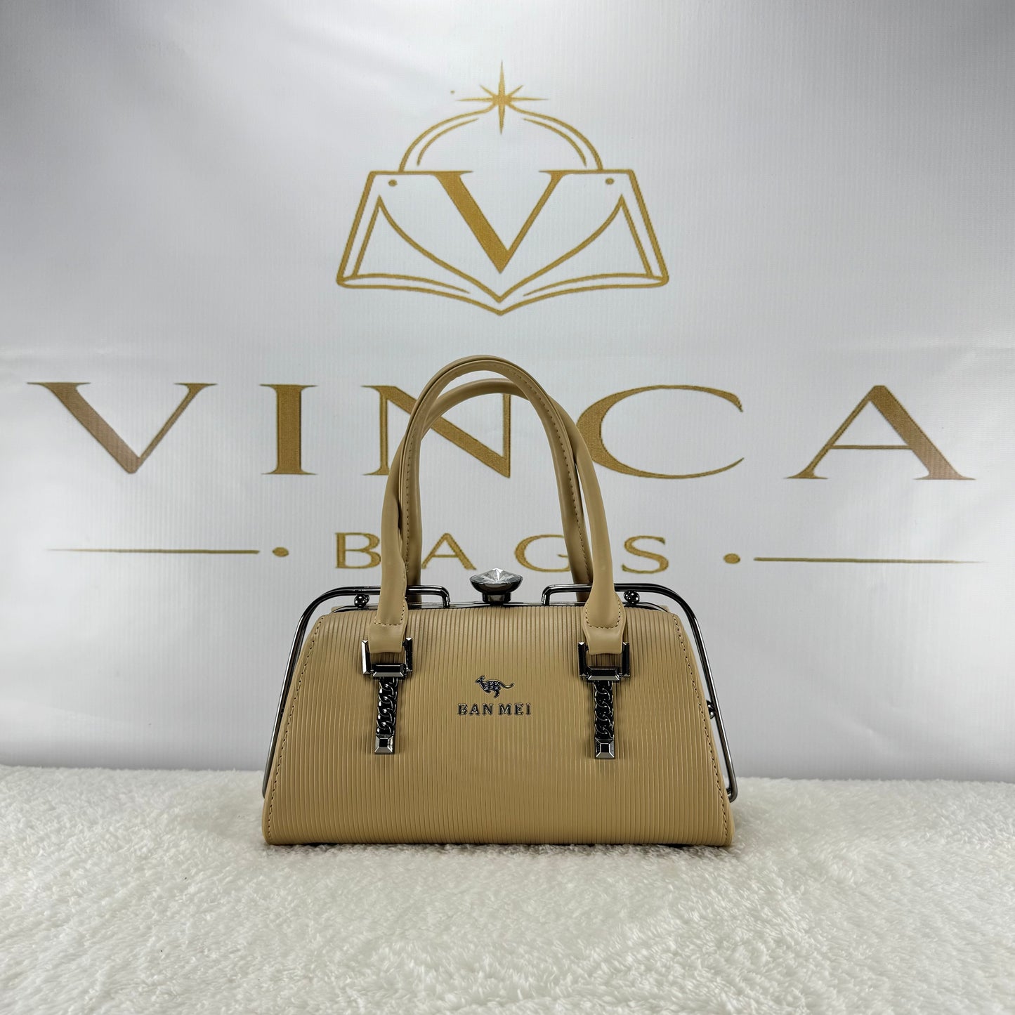Vinca Premium Structured Handbag | Elegant Luxury Women’s Purse